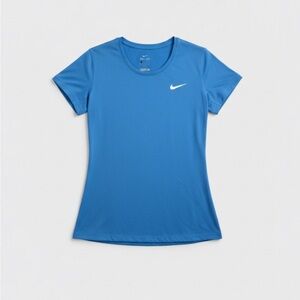 Nike Women's Short Sleeve Blue Tee